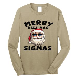 Merry Rizz Mas Sigmas Funny Christmas Long Sleeve Shirt