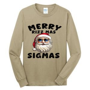 Merry Rizz Mas Sigmas Funny Christmas Tall Long Sleeve T-Shirt