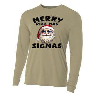 Merry Rizz Mas Sigmas Funny Christmas Cooling Performance Long Sleeve Crew