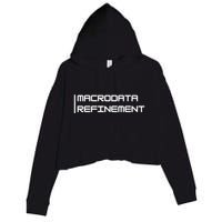 Macrodata Refinement Crop Fleece Hoodie