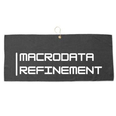 Macrodata Refinement Large Microfiber Waffle Golf Towel