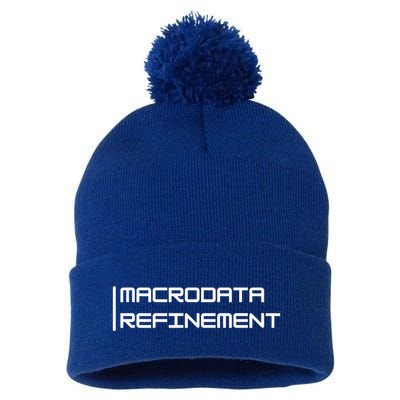 Macrodata Refinement Pom Pom 12in Knit Beanie