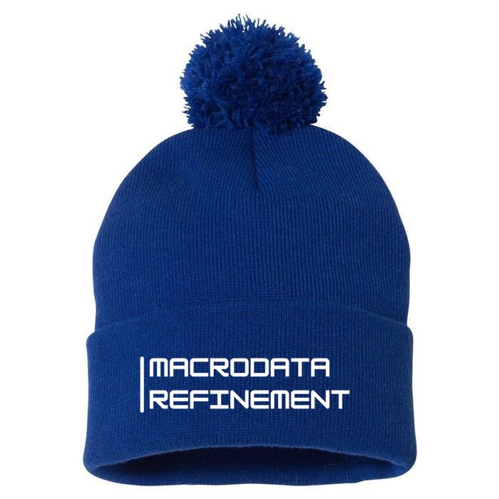 Macrodata Refinement Pom Pom 12in Knit Beanie