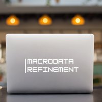 Macrodata Refinement Permanent Decal Sticker