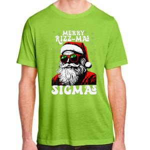 Merry Rizz Mas Sigmas Funny Gen Alpha Xmas Santa Christmas Adult ChromaSoft Performance T-Shirt