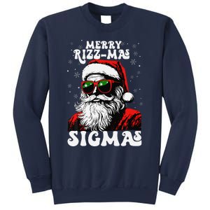 Merry Rizz Mas Sigmas Funny Gen Alpha Xmas Santa Christmas Sweatshirt