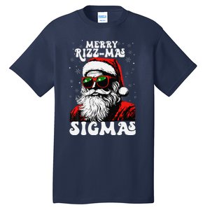 Merry Rizz Mas Sigmas Funny Gen Alpha Xmas Santa Christmas Tall T-Shirt