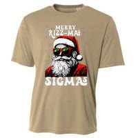 Merry Rizz Mas Sigmas Funny Gen Alpha Xmas Santa Christmas Cooling Performance Crew T-Shirt