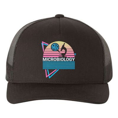 Microbiology Retro Yupoong Adult 5-Panel Trucker Hat