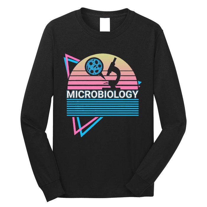 Microbiology Retro Long Sleeve Shirt