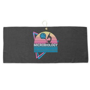 Microbiology Retro Large Microfiber Waffle Golf Towel