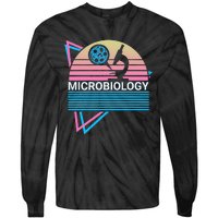 Microbiology Retro Tie-Dye Long Sleeve Shirt