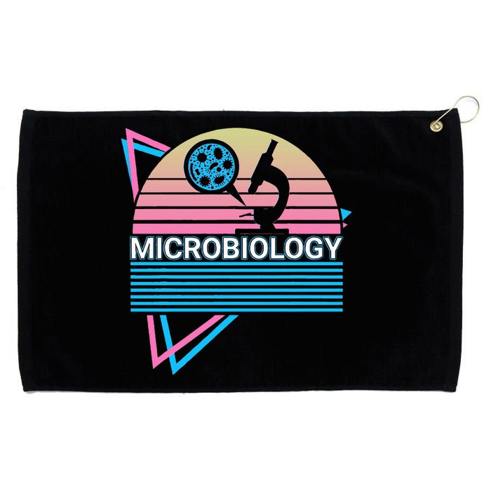 Microbiology Retro Grommeted Golf Towel