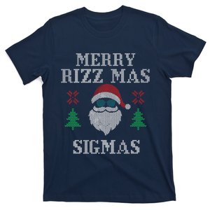 Merry R.I.Z.Z. Mas Sigmas Gen Alpha Middle School Christmas T-Shirt