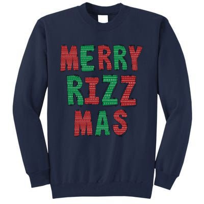 Merry R.I.Z.Z. Mas Sigmas Gen Alpha Middle School Christmas Tall Sweatshirt