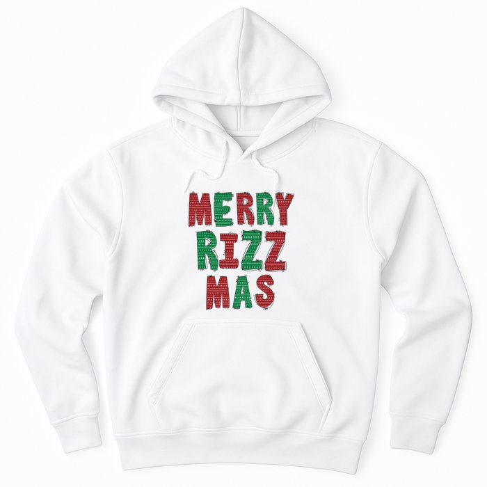 Merry R.I.Z.Z. Mas Sigmas Gen Alpha Middle School Christmas Hoodie