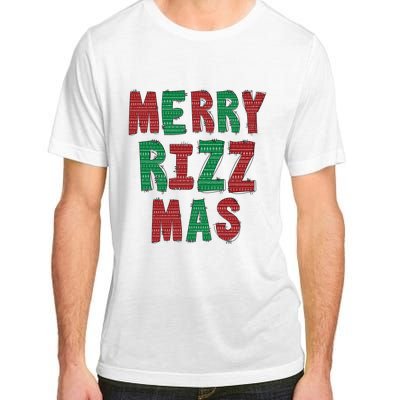 Merry R.I.Z.Z. Mas Sigmas Gen Alpha Middle School Christmas Adult ChromaSoft Performance T-Shirt