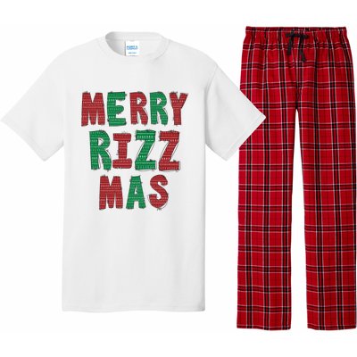 Merry R.I.Z.Z. Mas Sigmas Gen Alpha Middle School Christmas Pajama Set