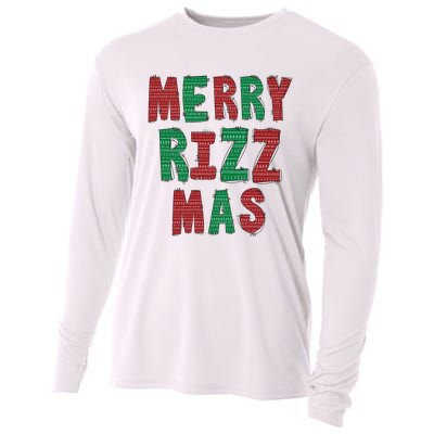 Merry R.I.Z.Z. Mas Sigmas Gen Alpha Middle School Christmas Cooling Performance Long Sleeve Crew