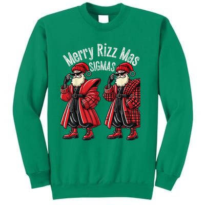 Merry R.I.Z.Z Mas Sigmas Gen Alpha Middle School Christmas Sweatshirt