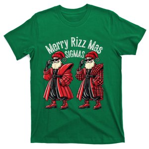 Merry R.I.Z.Z Mas Sigmas Gen Alpha Middle School Christmas T-Shirt