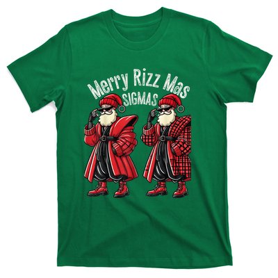 Merry R.I.Z.Z Mas Sigmas Gen Alpha Middle School Christmas T-Shirt