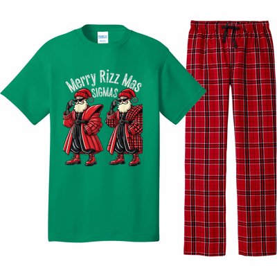 Merry R.I.Z.Z Mas Sigmas Gen Alpha Middle School Christmas Pajama Set