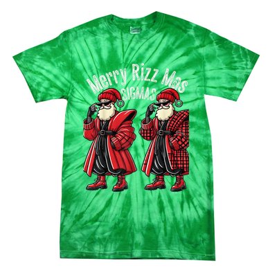 Merry R.I.Z.Z Mas Sigmas Gen Alpha Middle School Christmas Tie-Dye T-Shirt