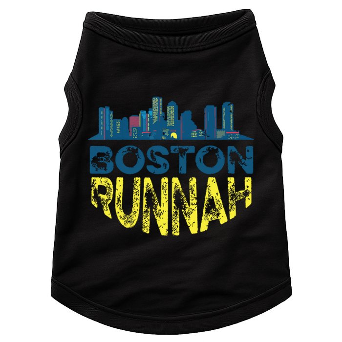 Marathon Runner Miles Runnah Doggie Tank