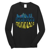 Marathon Runner Miles Runnah Long Sleeve Shirt