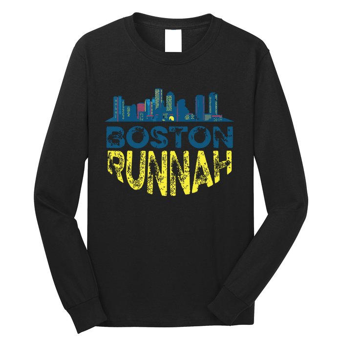 Marathon Runner Miles Runnah Long Sleeve Shirt