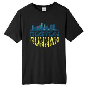 Marathon Runner Miles Runnah Tall Fusion ChromaSoft Performance T-Shirt