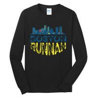 Marathon Runner Miles Runnah Tall Long Sleeve T-Shirt