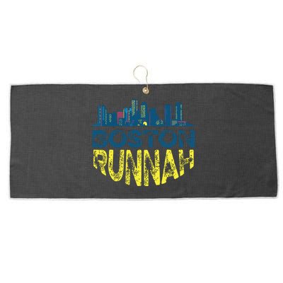 Marathon Runner Miles Runnah Large Microfiber Waffle Golf Towel