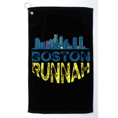 Marathon Runner Miles Runnah Platinum Collection Golf Towel