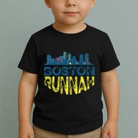 Marathon Runner Miles Runnah Toddler T-Shirt
