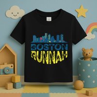 Marathon Runner Miles Runnah Toddler T-Shirt