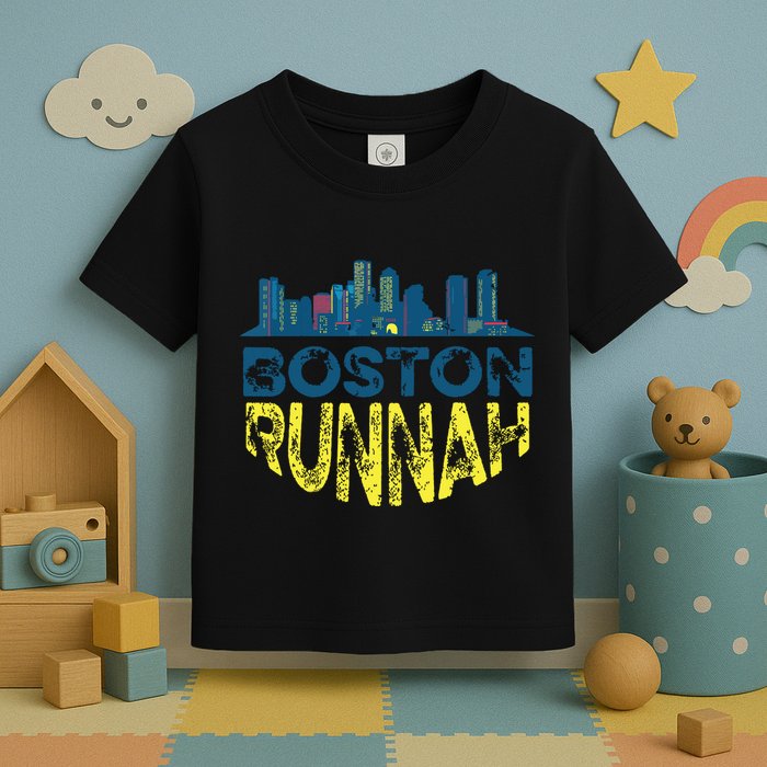 Marathon Runner Miles Runnah Toddler T-Shirt