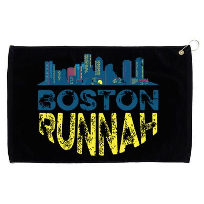 Marathon Runner Miles Runnah Grommeted Golf Towel