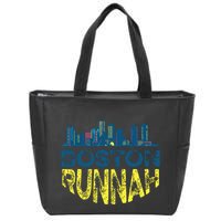 Marathon Runner Miles Runnah Zip Tote Bag