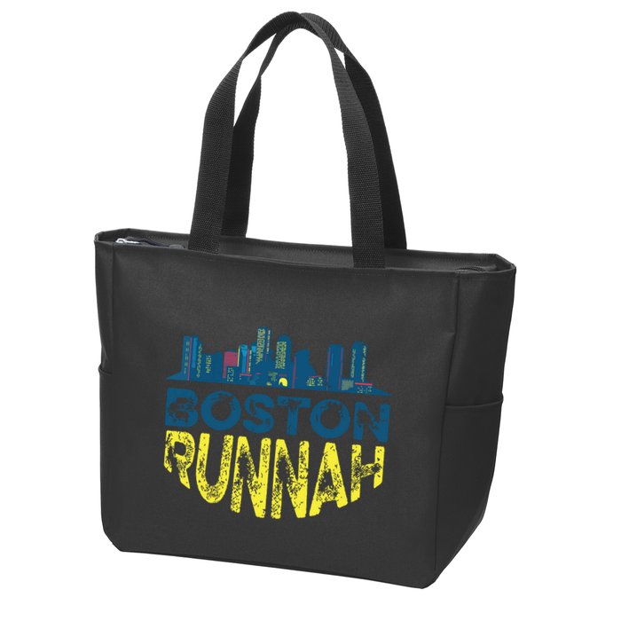 Marathon Runner Miles Runnah Zip Tote Bag