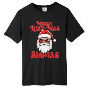 Merry Rizz Mas Sigmas Funny Gen Alpha Xmas Santa Christmas Tall Fusion ChromaSoft Performance T-Shirt