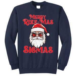 Merry Rizz Mas Sigmas Funny Gen Alpha Xmas Santa Christmas Sweatshirt