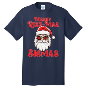 Merry Rizz Mas Sigmas Funny Gen Alpha Xmas Santa Christmas Tall T-Shirt