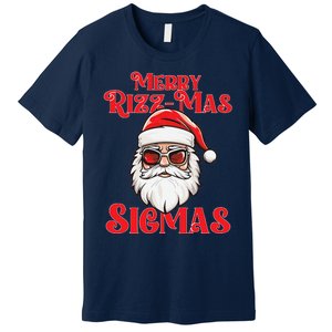 Merry Rizz Mas Sigmas Funny Gen Alpha Xmas Santa Christmas Premium T-Shirt