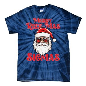 Merry Rizz Mas Sigmas Funny Gen Alpha Xmas Santa Christmas Tie-Dye T-Shirt