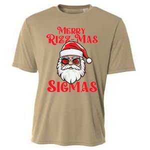 Merry Rizz Mas Sigmas Funny Gen Alpha Xmas Santa Christmas Cooling Performance Crew T-Shirt