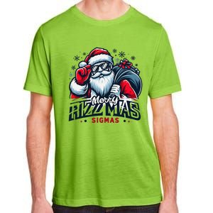 Merry Rizz Mas Sigmas Gen Alpha Middle School Christmas Adult ChromaSoft Performance T-Shirt