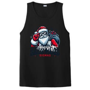 Merry Rizz Mas Sigmas Gen Alpha Middle School Christmas PosiCharge Competitor Tank