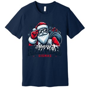 Merry Rizz Mas Sigmas Gen Alpha Middle School Christmas Premium T-Shirt